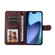 iPhone 17 Air ENKAY Card Wallet Calf Texture Leather Phone Case with Thickened Glue No White Edge Film - Red