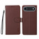 iPhone 17 Air ENKAY RFID Blocking Wallet Kickstand Litchi Texture Leather Phone Case - Brown