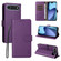 iPhone 17 Air ENKAY RFID Blocking Wallet Kickstand Litchi Texture Leather Phone Case - Purple