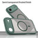 iPhone 17 Air Fan Dun Series TPU Hybrid PC Frosted Magsafe Phone Case - Green
