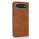 iPhone 17 Air Fantasy Skin-feel Calfskin Texture Leather Phone Case - Brown