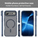iPhone 17 Air Fanying Series PC Hybrid TPU Translucent Frosted MagSafe Phone Case - Cyan Blue