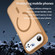 iPhone 17 Air Fanying Series PC Hybrid TPU Translucent Frosted MagSafe Phone Case - Desert Gold
