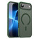 iPhone 17 Air Fanying Series PC Hybrid TPU Translucent Frosted MagSafe Phone Case - Olive Green