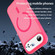 iPhone 17 Air Fanying Series PC Hybrid TPU Translucent Frosted MagSafe Phone Case - Rose Red