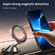 iPhone 17 Air Fanying Series PC Hybrid TPU Translucent Frosted MagSafe Phone Case - Translucent Black
