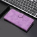 iPhone 17 Air Flower Embossing Pattern Leather Phone Case - Purple