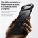 iPhone 17 Air Frosted 360 Degree MagSafe Magnetic Holder Phone Case - Black