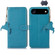 iPhone 17 Air Genuine Leather Litchi Texture RFID Leather Phone Case - Blue