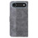 iPhone 17 Air Geometric Embossed Leather Phone Case - Grey