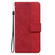 iPhone 17 Air Geometric Embossed Leather Phone Case - Red