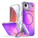 iPhone 17 Air Gradient Discolor Lens Kickstand Magsafe Phone Case - Purple