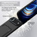 iPhone 17 Air Integrated Card Bag Solid Color Liquid Silicone Phone Case Gen2 with Short Lanyard - Black