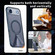 iPhone 17 Air kalebol Honeycomb Cooling MagSafe Holder Phone Case - Blue