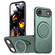 iPhone 17 Air Kalebol Magnetic MagSafe Rotation Holder PC Phone Case - Grey Green