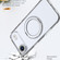 iPhone 17 Air kalebol MagSafe Metal Ring Holder Phone Case - Transparent
