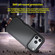 iPhone 17 Air Kalebol Shockproof PC Hybrid TPU Phone Case with Back Clip - Black
