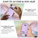 iPhone 17 Air Kalebol Slim MagSafe Ring Magnetic Card Bag Leather Phone Case - Purple