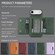 iPhone 17 Air Kalebol Strong Magnetic MagSafe Tri-Fold Wallet Leather Phone Case - Green