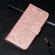iPhone 17 Air Lace Flower Embossing Flip Leather Phone Case - Rose Gold