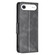 iPhone 17 Air Lambskin Texture Pure Color Flip Leather Phone Case - Black