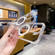 iPhone 17 Air Large Hole Camera MagSafe Magnetic Clear Acrylic TPU Case - Transparent