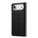 iPhone 17 Air LC.IMEEKE Carbon Fiber Leather Phone Case - Vertical Black