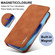 iPhone 17 Air LC.IMEEKE Hon Ancient Series Flip Leather Phone Case - Brown