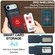 iPhone 17 Air LC.IMEEKE L3 Series Detachable RFID Card Bag Magsafe Phone Case - Blue