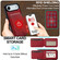 iPhone 17 Air LC.IMEEKE L3 Series Detachable RFID Card Bag Magsafe Phone Case - Red