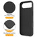 iPhone 17 Air Liquid Silicone MagSafe Magnetic Phone Case with Ring Holder - Carbon Black