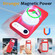 iPhone 17 Air Liquid Silicone MagSafe Magnetic Phone Case with Ring Holder - Red