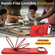iPhone 17 Air Liquid Silicone MagSafe Magnetic Phone Case with Ring Holder - Red