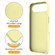 iPhone 17 Air Liquid Silicone MagSafe Magnetic Phone Case with Ring Holder - Yellow