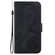 iPhone 17 Air Little Tiger Embossed Leather Phone Case - Black