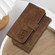 iPhone 17 Air Little Tiger Embossed Leather Phone Case - Brown