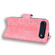 iPhone 17 Air Mandala Embossed Dual-Fold Calf Leather Phone Case - Pink