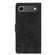 iPhone 17 Air Mandala Embossed Retro Frosted Leather Phone Case - Black