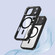 iPhone 17 Air Metal Eyes Lens Ring MagSafe Anti-drop Phone Case - Black