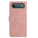 iPhone 17 Air Moonlit Butterfly Dance Pattern Embossed Leather Phone Case - Pink