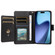 iPhone 17 Air Multi Card Wallet Leather Phone Case with Strap - Black