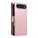 iPhone 17 Air Multi Card Wallet Leather Phone Case with Strap - Rose Gold