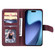iPhone 17 Air Multi-Function Wallet 10 Card Slots Leather Phone Case - Claret