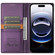 iPhone 17 Air N.BEKUS P3 RFID Stitching Magnetic Flip Leather Phone Case - Purple