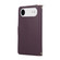 iPhone 17 Air Nine-card Slots Zipper Wallet Bag Leather Phone Case - Dark Purple