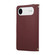 iPhone 17 Air Nine-card Slots Zipper Wallet Bag Leather Phone Case - Wine Red