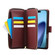 iPhone 17 Air Nine-card Slots Zipper Wallet Bag Leather Phone Case - Wine Red