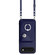 iPhone 17 Air Organ Card Bag Ring Holder Phone Case with Long Lanyard - Blue