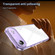 iPhone 17 Air PC Hybrid TPU Airbag Shockproof Phone Case - Transparent Purple