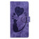 iPhone 17 Air Pen Heart Cat Embossed Leather Phone Case - Purple